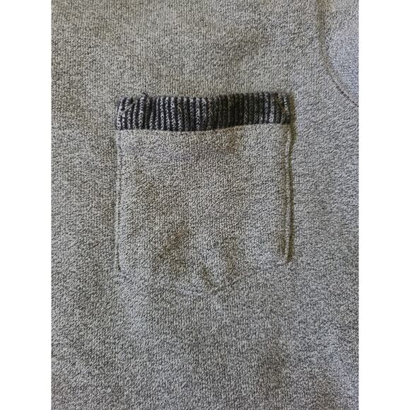 Reef Men's Gray Sweater Long Sleeved Shirt With Pocket Size Small - Picture 4 of 8